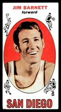 1969 Topps Basketball #51 Jim Barnett VG *e1