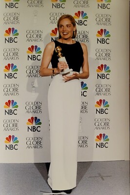 sharon stone golden globes dress Sharon Stone's Stunning Look at Golden Globes 2025