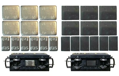 12 Weights For Hornby Bachmann Lima Triang Wagons Tenders Coaches Self Adhesive