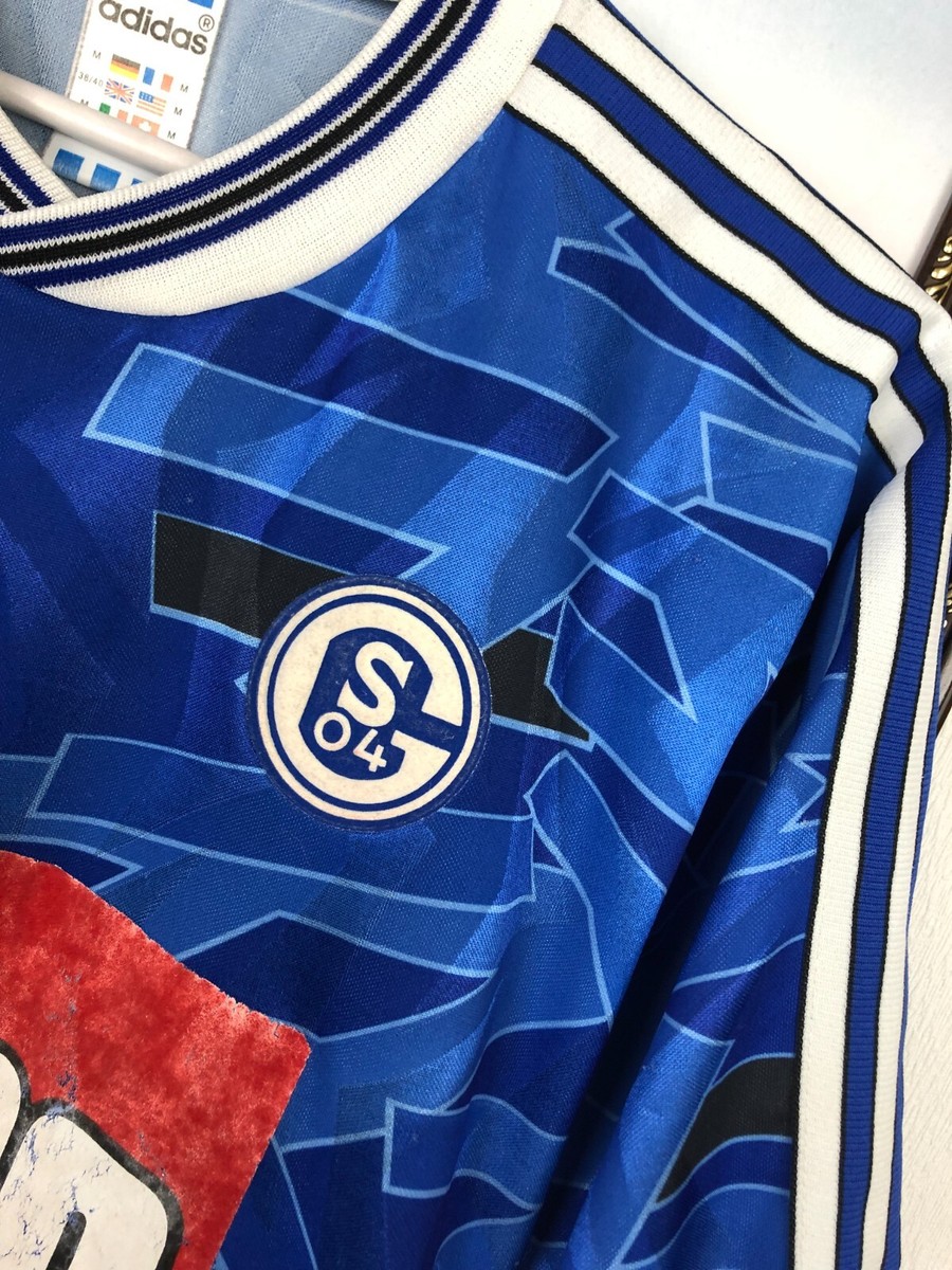 FC Schalke 04 Home football shirt 1993 Soccer Adidas Jersey Mens