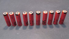 Lot of 10 pcs Sanyo UR14500AC 3.7V/4.2V 740mAh 14500 Lithium Li-Ion battery AA