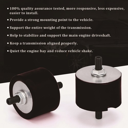 Transmission Mount Replacement For BMW E36 E39 E46 E82 E88 F22 Billet Solid Poly - Picture 3 of 10