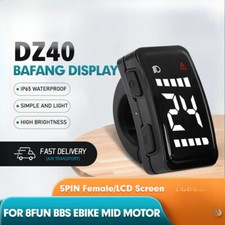 Display LCD impermeabile femmina E-bike DZ40 24V 36V 48V 5PIN per motore Mid Drive