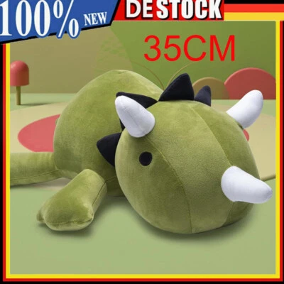 MARKENLOS Dinosaurier Plüsch Umarmungskissen Plüschtier Kinder Mädchen Grün 35cm