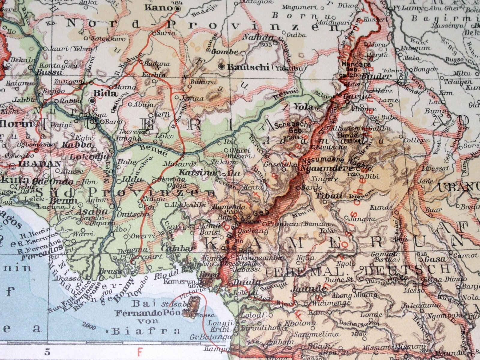1928 VINTAGE MAP OF WESTERN AFRICA MOROCCO ALGERIA LIBYA NIGERIA SENEGAL  SAHARA | eBay