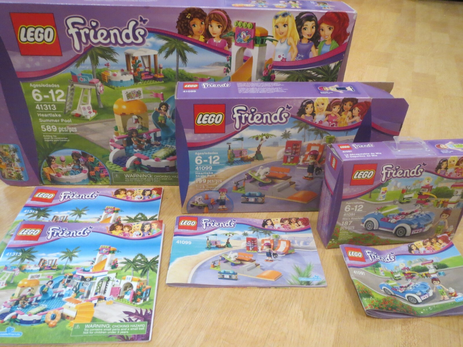lego friends mia skateboard