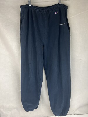 趣味 VINTAGE CHAMPION VINTAGE Champion Sweatpants Adult XL Navy Blue Relaxed Fit Joggers