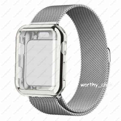 Milanese Loop Band iWatch Strap For Apple Watch 11 10 9 8 7 6 5 4 3 2 SE 44/45mm