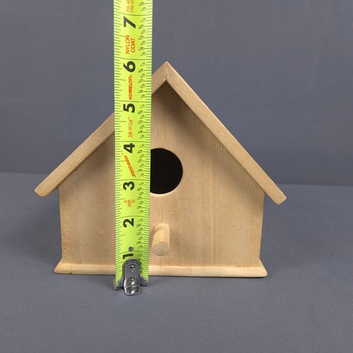 Wood Bird Houses Natural Cedar Post Glued One Bench Not Stained or Painted New - Picture 8 of 17