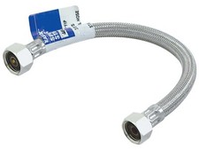 Eastman 16 inch Steel-Flex Braided Faucet Connector 1/2 Inch FIP x 1/2 Inch
