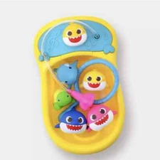Pinkfong Baby Shark Family Bath & Fishing Play Set 5figure /Korea Toy