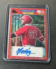 2021 Leaf Pro Set Orlando Martinez Red Wave XRC Auto