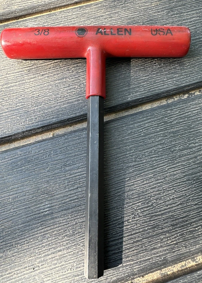 Allen T Handle Allen Hex Wrench Lot Of 3. 3/8 5/16 Never Used 1/4 Little Wear. - Image 2 of 4