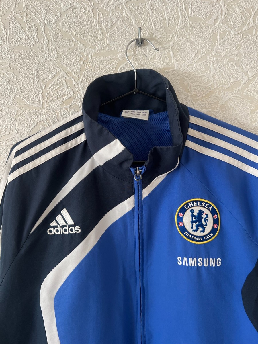 Chelsea FC adidas ジャージ ダークブルー CHELSEA FC 2009 FOOTBALL BLUE JACKET ORIGINAL ADIDAS E83995