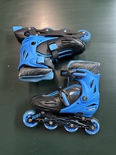 Neon Roller Skates Blue Size 3-6 - IN-LINE SKATES - Great Shape