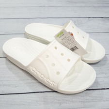 Crocs Baya ll Slide Sandals Mens Size 8 Womens 10 White
