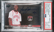 2011 Upper Deck All-Time Greats (01/10) — Larry Johnson — PSA 6, AUTO 10 — pop 1