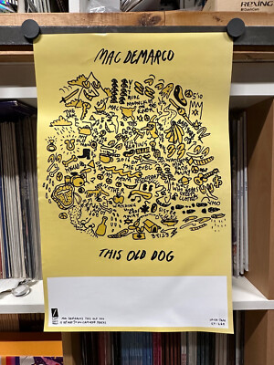 Mac Demarco   This Old Dog 2017 Captured Tracks Double Sided Promo Poster 11x17