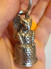 Gargoyle Guardian Bell Pendant Lucky Charm