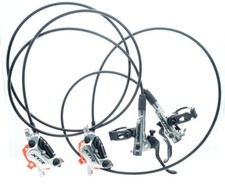 Shimano XTR BL-BR-M9120 4 Piston Disc Brake Set F:100 R:170cm N04C Metal Fin Pad