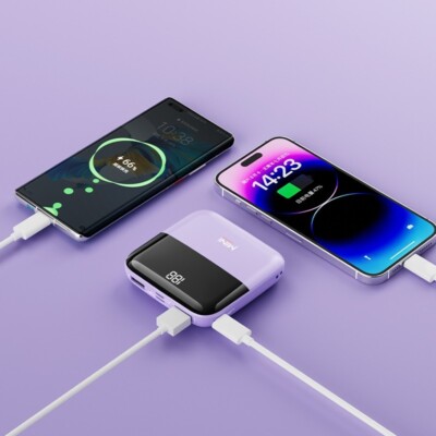 10000mAh Power Bank for iPhone, Samsung, etc. Fast 22.5WCharge, Multiple Devices