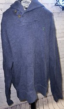 POLO RALPH LAUREN MENS 3 BUTTON MOCK NECK SWEATER -LARGE