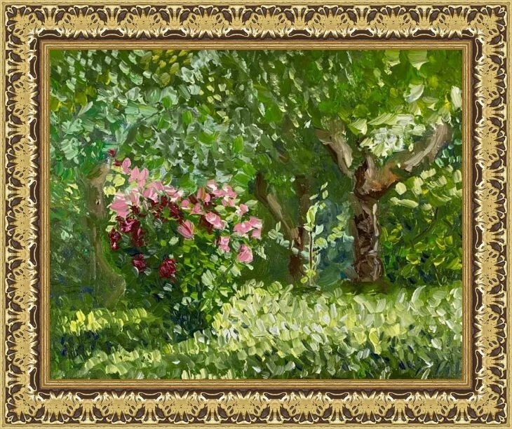 Pintura al óleo artística. ORIGINAL. Arte impresionista. Firmado. Foto 3 de 4