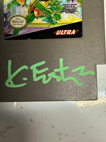Teenage Mutant Ninja Turtles  (Nintendo NES, 1signed by Kevin Eastman