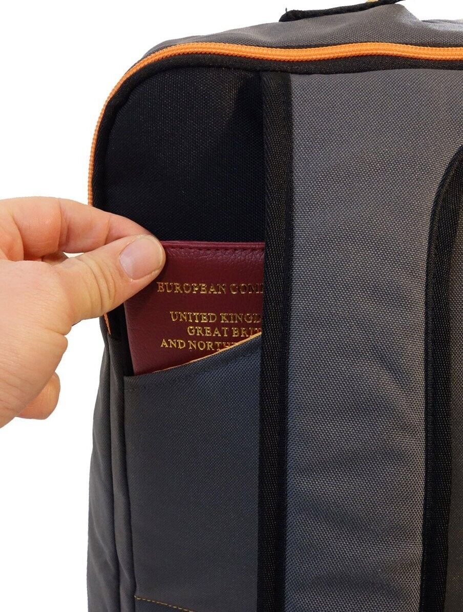 CABIN MAX Edinburgh GREY Carry on Bag - Backpack 20x16x8" (50x40x20cm)