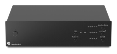 Pro-Ject Phono Box S3B MM/MC Symmetrischer Phono-Vorverstärker schwarz(UVP:399 )