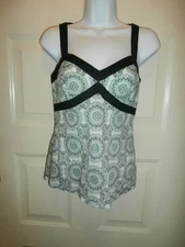 NWT NEW ANN TAYLOR LOFT TOP SZ 2 XSMALL LINED RACER BACK