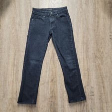 Fried Denim Boy's Black Jeans  Sz 10  Straight  24" Inseam