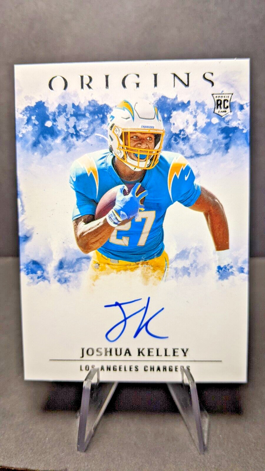 JOSHUA KELLEY 2020 Panini Origins Football Rookie RC ON CARD AUTOGRAPH #RA-JK🔥