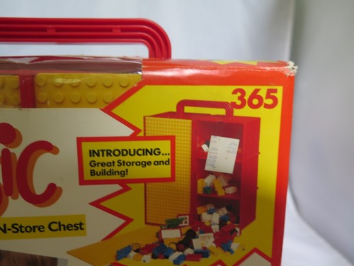 LEGO 1990 Vintage Basic Build-N-Store Cofre Set #365 - Completo - s2 - Imagen 3 de 11
