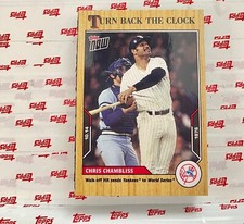 🛑 CHRIS CHAMBLISS TOPPS NOW TURN BACK THE CLOCK #197 NEW YORK YANKEES 🔥