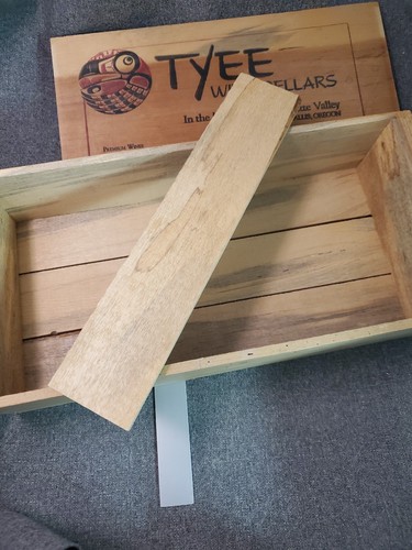 Tyee Weinkeller 2-Flaschen Holz Weinkiste, leer - Bild 5 von 8