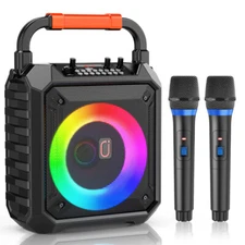 JYX Karaoke Speaker Bluetooth Speaker Ultra Loud Musical Stereo Audio Speaker-US