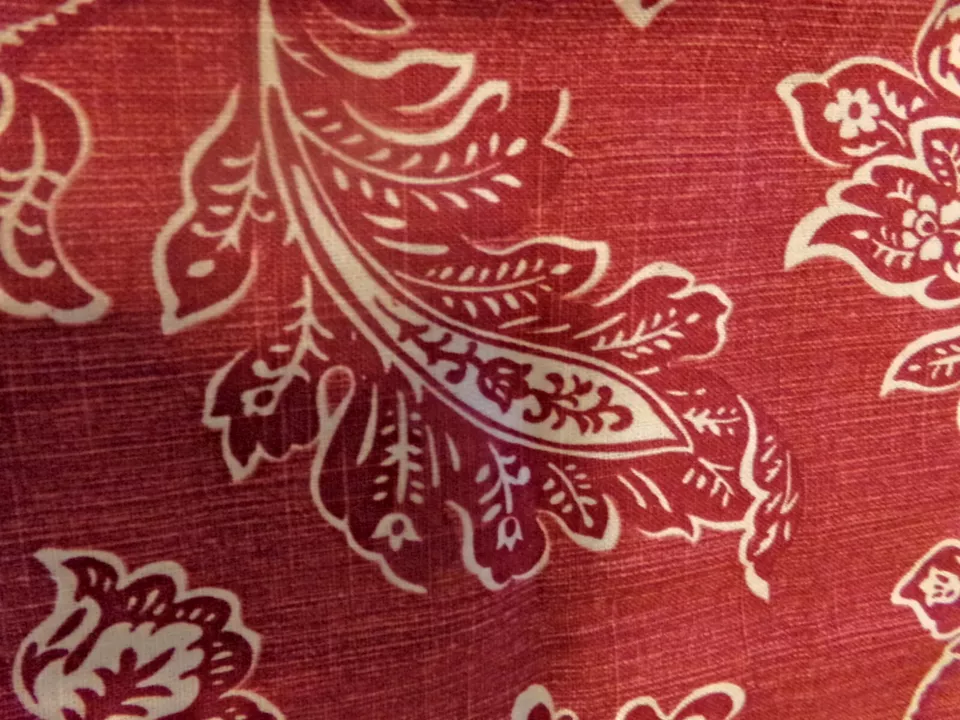 Colonial Williamsburg Foundation Everard Damask Fabric 1 Yard + 18 x 17" Square - Image 3 of 4