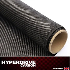 Carbon Fibre Cloth Fabric 210gsm 2/2 3k Twill 1000mm Width,  Comes on a Roll UK!