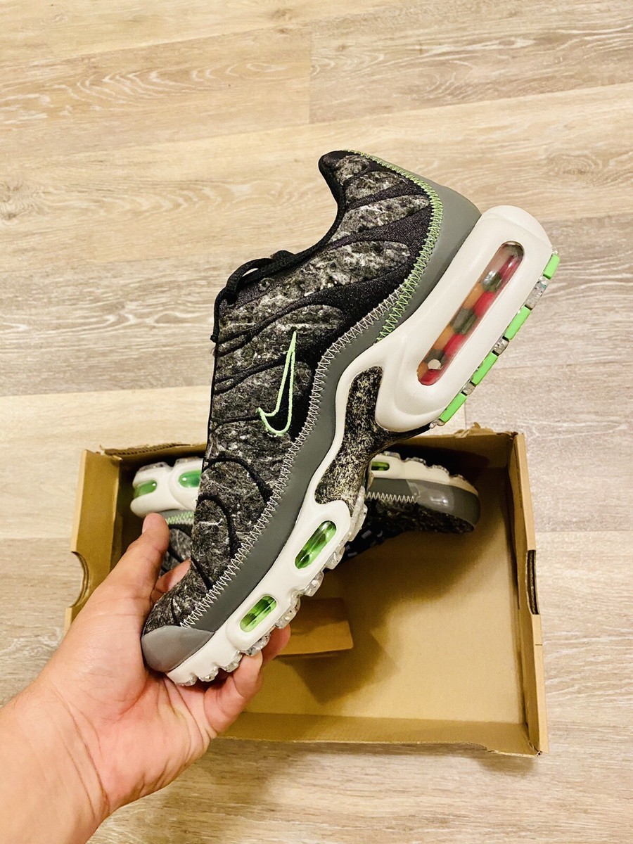 Nike Air Max Plus 'Crater' Black Electric Green DA9326-001 Men's