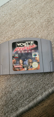 Nintendo 64 / N64 Spiel -WcWnWo REVENGE - Wrestling - Modul - Anleitung 