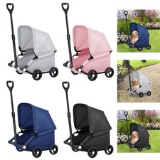 Passeggino per animali domestici passeggino pieghevole per cane leggero carrello