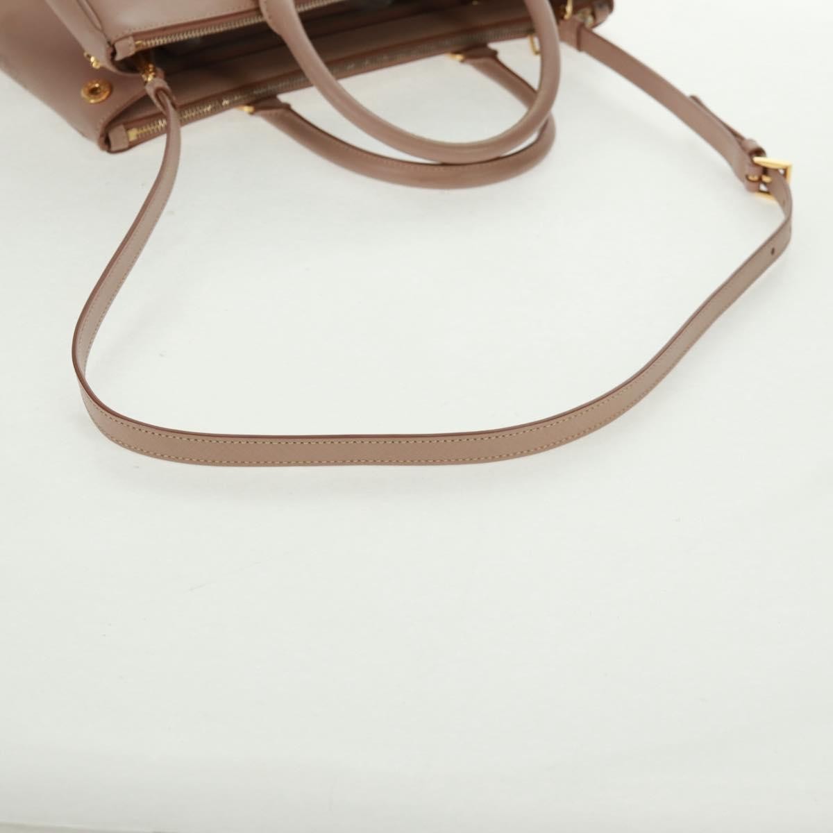 Prada Double Zip Lux Tote Saffiano Leather Pink Leather Tote Bag Bag Authentic thumbnail 17