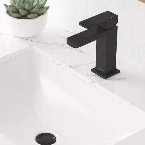KANARY Bathroom Sink Faucet Solid Brass Body Modern Single Handle Basin Mixer... - Picture 3 of 6
