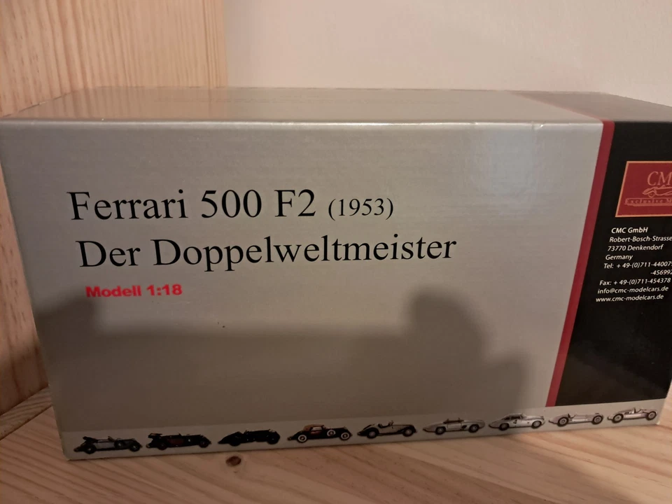 cmc 1/ 18 ferrari 500f2 . 1953 - Photo 3/4