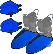 2 Pairs Ski Boot Covers with Zipper Waterproof  Insulated Snow Boot Protectors