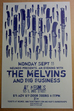 Melvins and Big Business Poster 2006 Original Concert Show Flyer