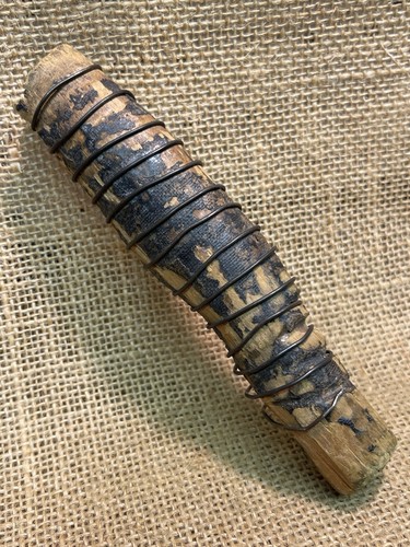 Early Civil War Pickup CS Cavalry Sabre Wooden Grip Remains Of Tarred Canvas!!