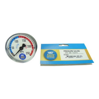 #ad New Pool Filter Pressure Gauge Back Rear Mount Aussie Gold Eco Sand amp; Cartridg AU $31.99