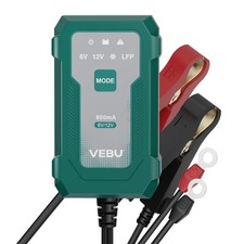 Motorcycle Trickle Charger 800mA Smart Battery Charger Maintainer - Automati...